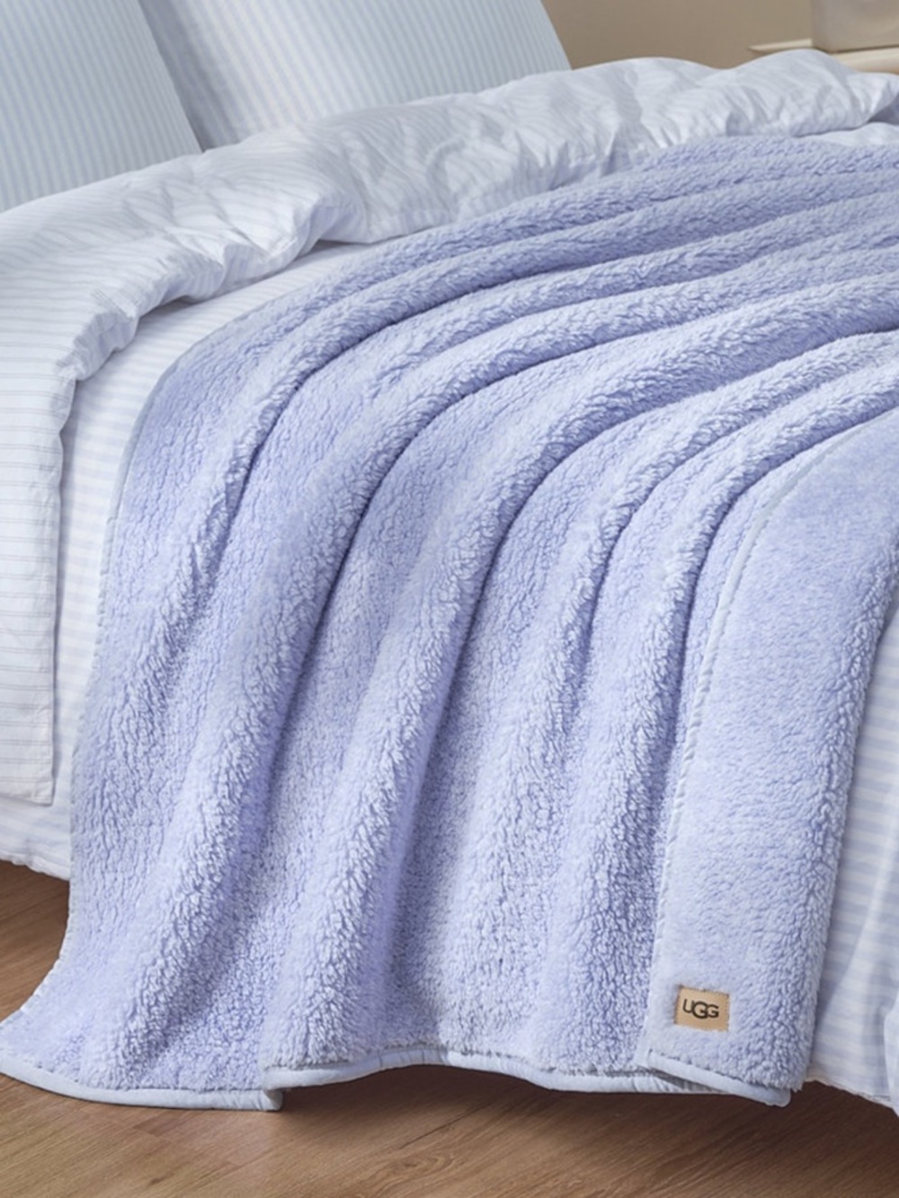 UGG® Classic UGGfluff Throw, 50" × 70"